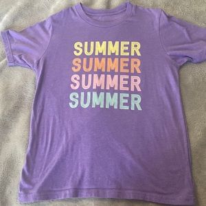 Girls youth xl summer t